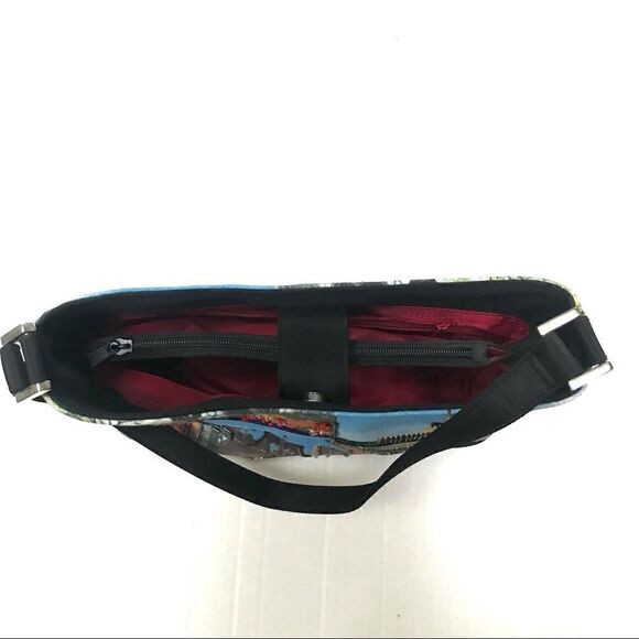 Unbranded New York canvas tourist bead embellished shoulder bag - Picture 6 of 7
